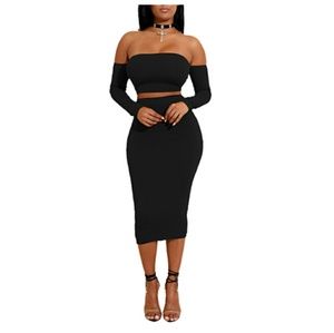 Sexy black dress